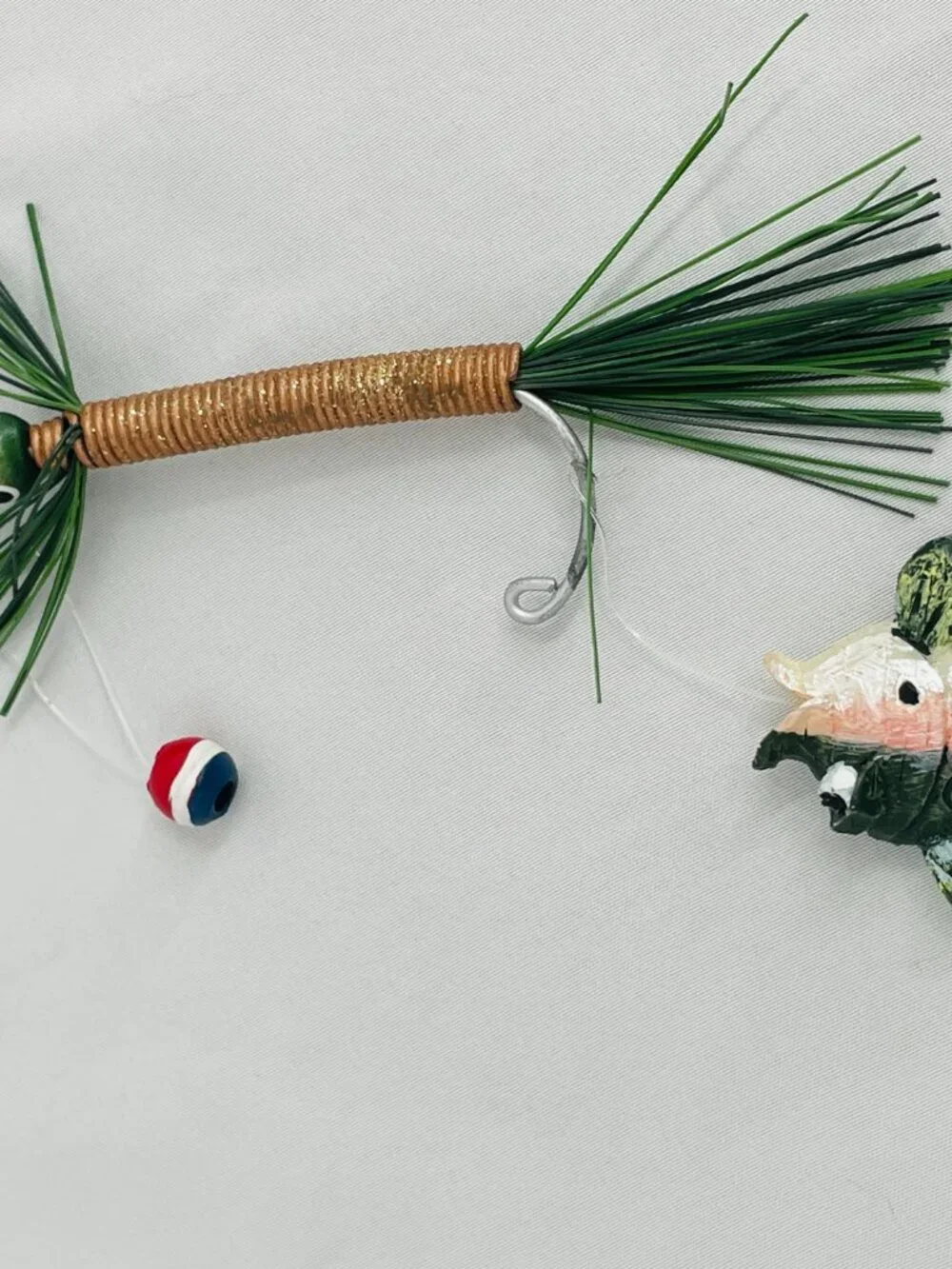 Fisherman's Favorite Vintage Christmas Ornament